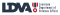 Logo for Louisiana Department of Veterans Affairs with those words, the LDVA abbreviation, and a red and blue medal